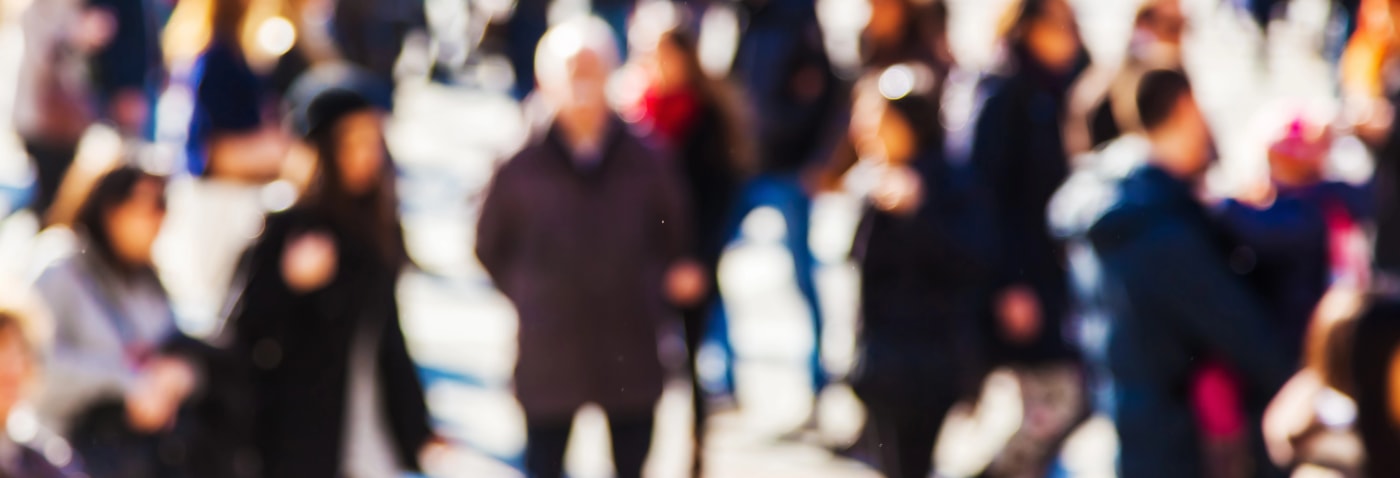 crowd walking Fort Collins